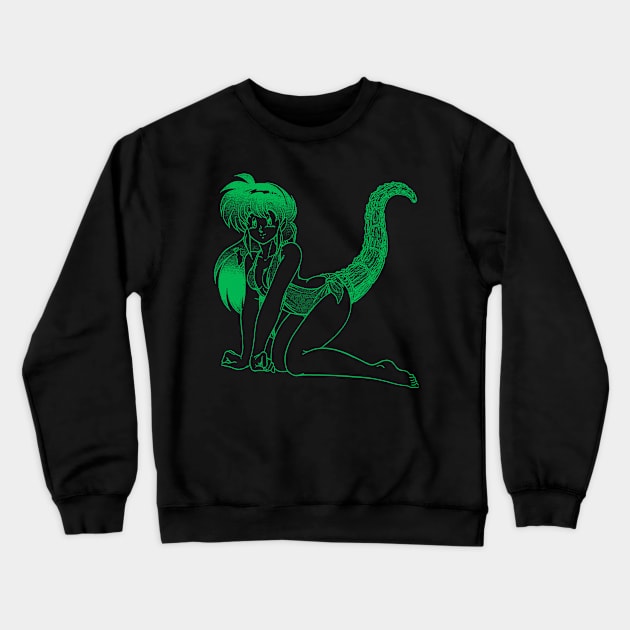 Tail (green variant) Crewneck Sweatshirt by Megatrip